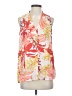 Vince Camuto 100% Polyester Orange Sleeveless Blouse Size S - photo 1