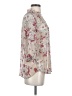 Bellatrix 100% Polyester Floral Ivory 3/4 Sleeve Blouse Size XS - photo 4
