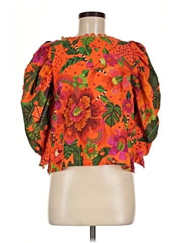 FARM Rio 3/4 Sleeve Blouse (view 1)