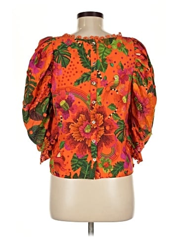 FARM Rio 3/4 Sleeve Blouse (view 2)