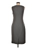 Chadwicks Solid Gray Casual Dress Size 6 (tall) - photo 2