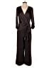 Adrianna Papell 100% Polyester Solid Brown Jumpsuit Size 8 - photo 1