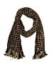 Unbranded Houndstooth Gold Brown Scarf One size - photo 1