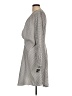 Project Runway 100% Polyester Houndstooth Gray Casual Dress Size L - photo 5