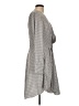 Project Runway 100% Polyester Houndstooth Gray Casual Dress Size L - photo 4