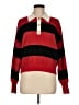 Express Stripes Red Pullover Sweater Size M - photo 1