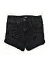 Aero Black Denim Shorts Size 6 - photo 1