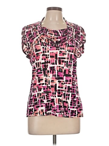 Tahari by ASL Short Sleeve Blouse (view 1)