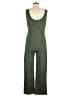 Shein Solid Green Jumpsuit Size L - photo 2