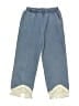 Unbranded 100% Polyester Chevron-herringbone Blue Jeans Size 5 - 6 - photo 1