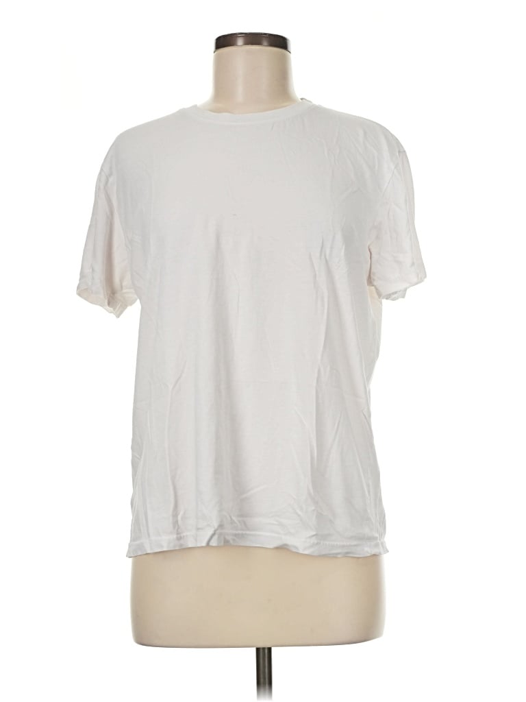 Pre-owned Assorted Brands Short Sleeve T-shirt In Ivory