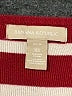 Banana Republic Stripes Red Silk Pullover Sweater Size XS - photo 7
