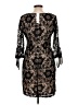 Karin Stevens 100% Polyester Black Cocktail Dress Size 12 - photo 2