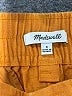 Madewell Solid Yellow Shorts Size 4 - photo 3