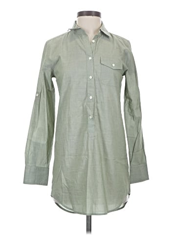 J.Crew Factory Store Long Sleeve Button-Down Shirt (view 1)