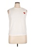 Shein White Sleeveless T-Shirt Size XL - photo 1
