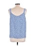 Nordstrom Rack 100% Polyester Blue Sleeveless Top Size L - photo 2