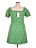 Wardrobe 100% Polyester Green Casual Dress Size XL - photo 2