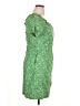 Wardrobe 100% Polyester Green Casual Dress Size XL - photo 4