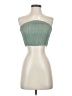 Shein 100% Polyester Green Tube Top Size 4 - photo 1