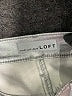 Ann Taylor LOFT Metallic Silver Jeans Size 27 waist - photo 4