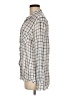 Max Jeans 100% Rayon Checkered-gingham Ivory Long Sleeve Button-Down Shirt Size M - photo 5