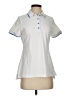 PETER MILLAR White Short Sleeve Blouse Size S - photo 1