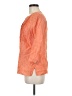 Talbots 100% Linen Orange 3/4 Sleeve Blouse Size M (petite) - photo 5