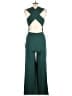 Lulus Solid Green Jumpsuit Size L - photo 2
