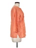 Talbots 100% Linen Orange 3/4 Sleeve Blouse Size M (petite) - photo 4