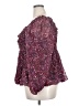 Torrid 100% Polyester Purple Long Sleeve Blouse Size 3X Plus (3) - photo 5