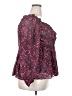 Torrid 100% Polyester Purple Long Sleeve Blouse Size 3X Plus (3) - photo 4