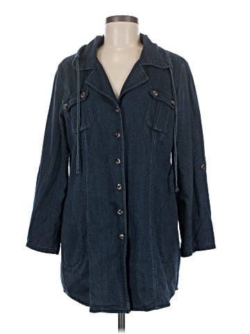CAbi 3/4 Sleeve Button-Down Shirt (view 1)