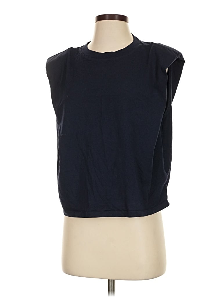 Pre-owned Babaton Sleeveless T-shirt In Blue