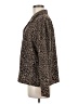 Bentley Animal Print Brown Long Sleeve Blouse Size M (estimated) - photo 5