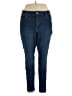 Lane Bryant Solid Blue Jeans Size 18 - photo 1