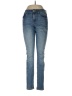 Express Outlet Solid Blue Jeans Size 8 - photo 1