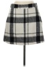 Lulus 100% Polyester Plaid Gray Casual Skirt Size M - photo 1