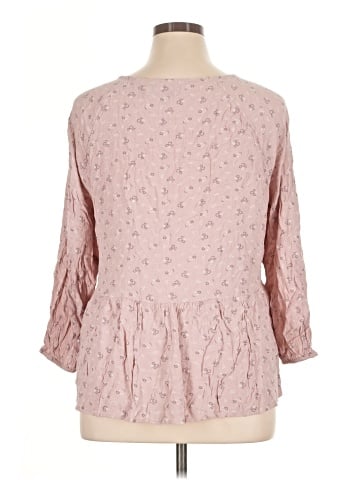 Lucky Brand 3/4 Sleeve Blouse (view 2)