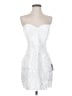 Lulus 100% Polyester White Cocktail Dress Size S - photo 1