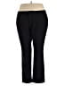 Elle Solid Black Active Pants Size 20 - photo 1