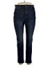NYDJ Solid Blue Jeans Size 14 - photo 1
