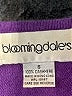 Bloomingdale's 100% Cashmere Purple Pullover Sweater Size S - photo 7