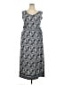 Max Studio Paisley Gray Blue Casual Dress Size XXL - photo 1