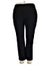 Alfred Dunner Solid Black Active Pants Size 18 - photo 1