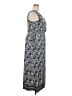 Max Studio Paisley Gray Blue Casual Dress Size XXL - photo 4