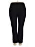 Alfred Dunner Solid Black Active Pants Size 18 - photo 2