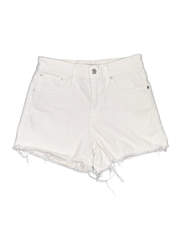 Madewell High-Rise Denim Shorts in Tile White (view 1)