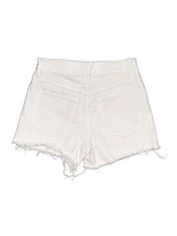 Madewell High-Rise Denim Shorts in Tile White (view 2)