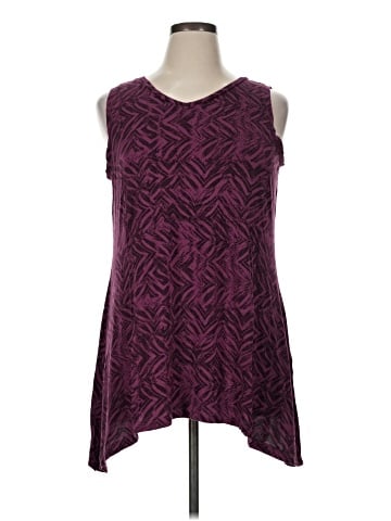 LOGO by Lori Goldstein Sleeveless T-Shirt (view 1)